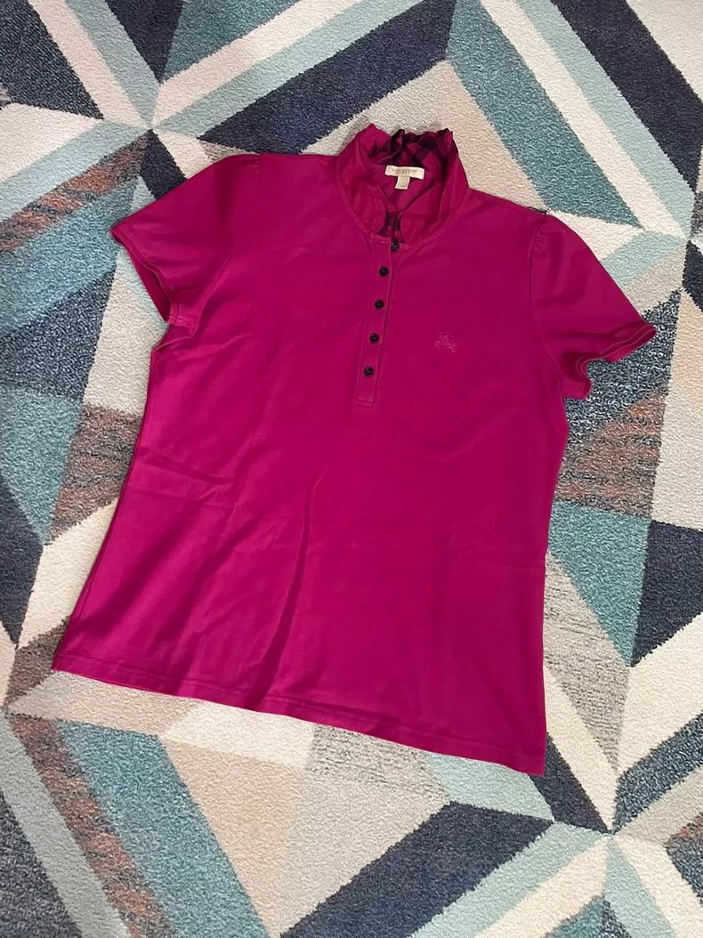 Burberry Burberry Women's Casual Short Sleeve Top Size L / US 10 / IT 46 - 3 Thumbnail