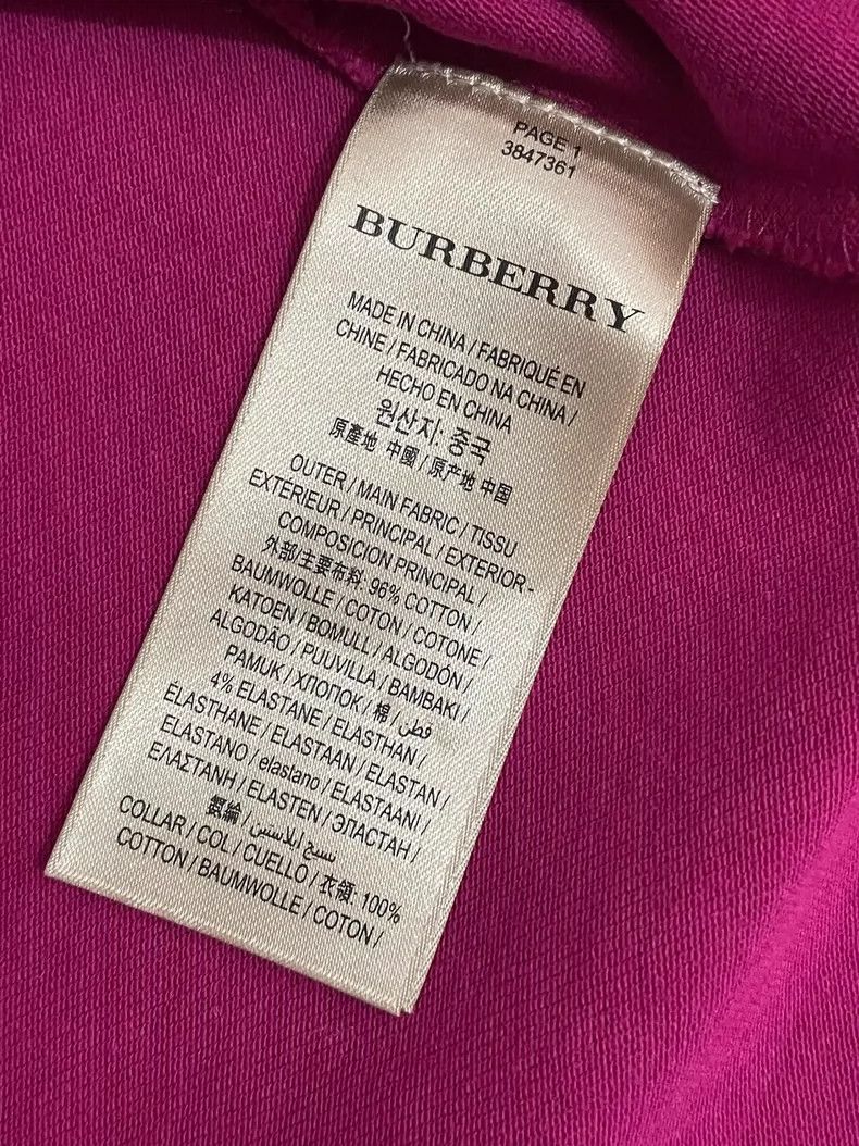 Burberry Burberry Women's Casual Short Sleeve Top Size L / US 10 / IT 46 - 5 Thumbnail