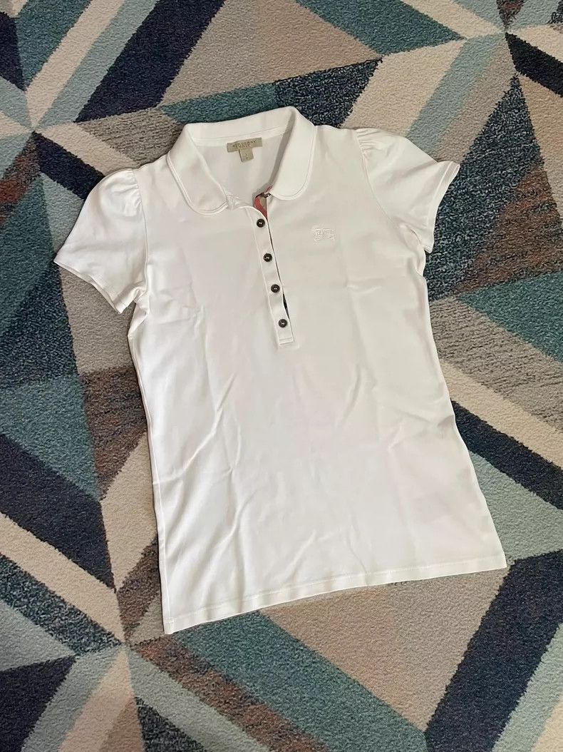 Burberry Burberry Women's Short Sleeve Polo Shirt Size S / US 4 / IT 40 - 2 Thumbnail