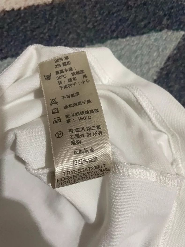 Burberry Burberry Women's Short Sleeve Polo Shirt Size M / US 6-8 / IT 42-44 - 5 Thumbnail