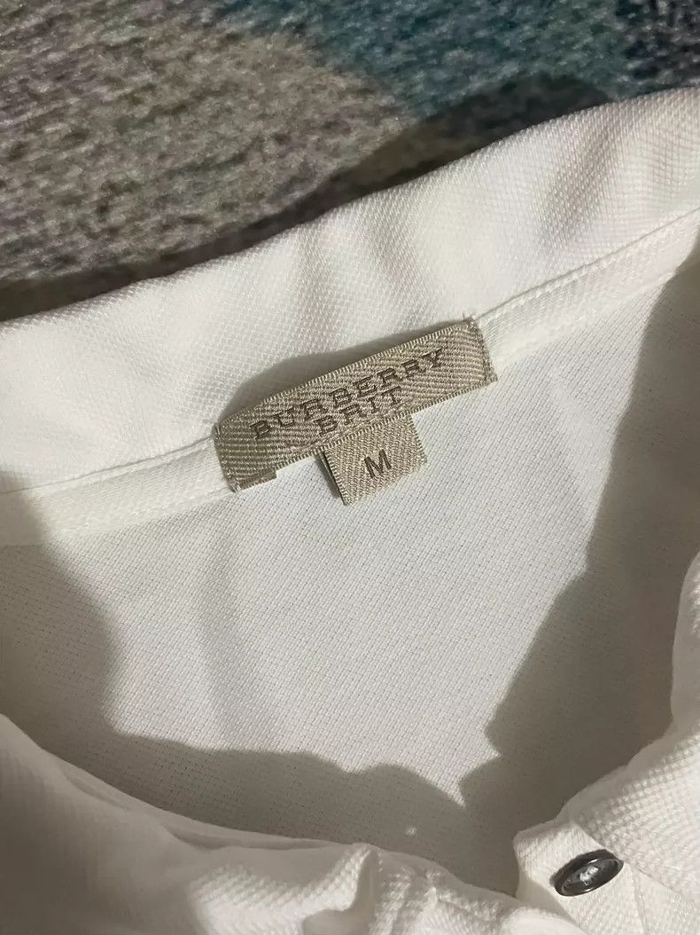 Burberry Burberry Women's Short Sleeve Polo Shirt Size M / US 6-8 / IT 42-44 - 3 Thumbnail