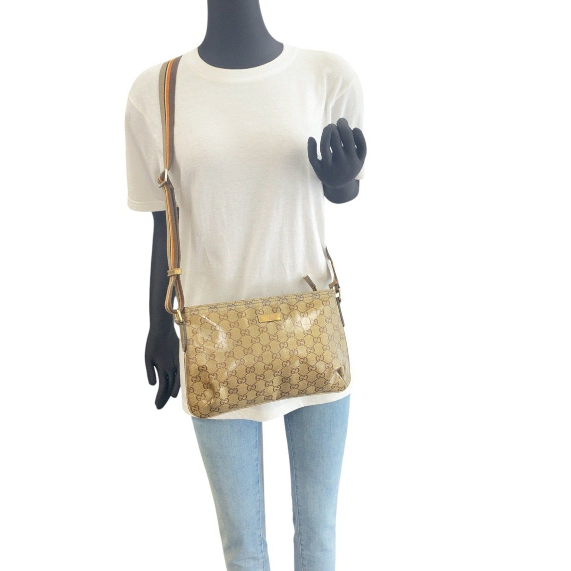 Gucci Gucci GG crystal shoulder Size ONE SIZE - 8 Thumbnail