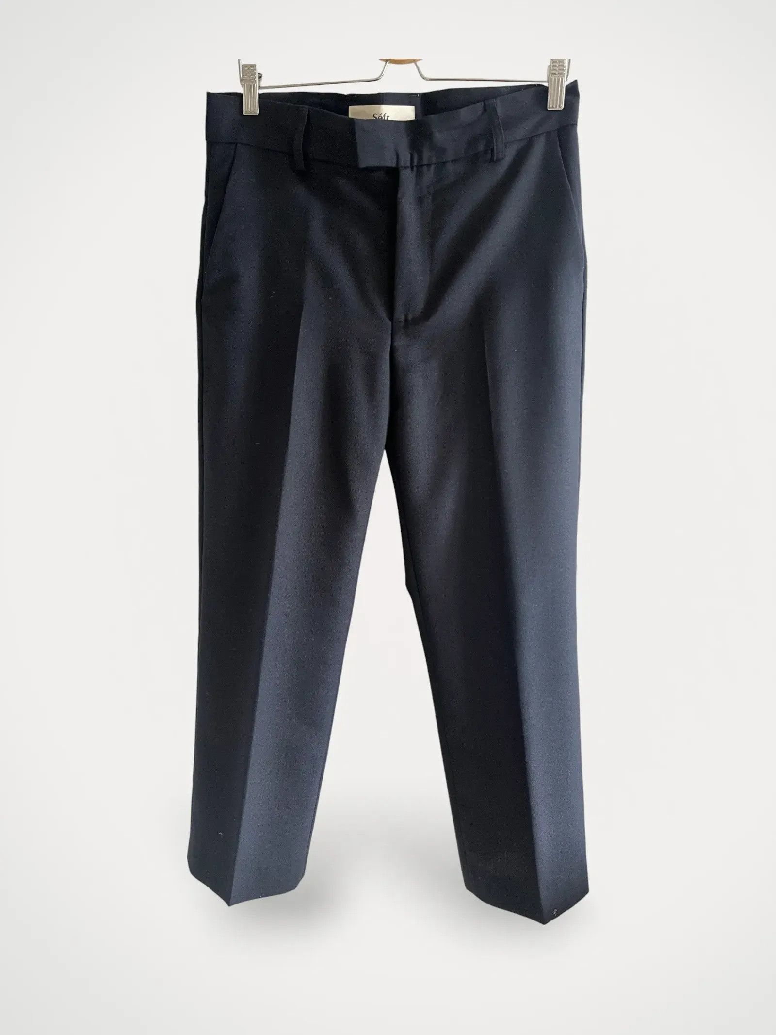Sefr Séfr Mike Suit Trouser Dark Navy Formal Trousers Size 36R - 2 Thumbnail