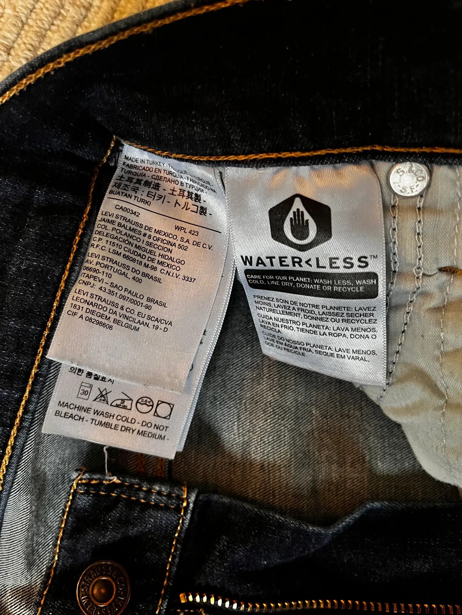 Levi's Levi's Mile high super skinny Jeans Size 25" / US 0 / IT 36 - 3 Thumbnail