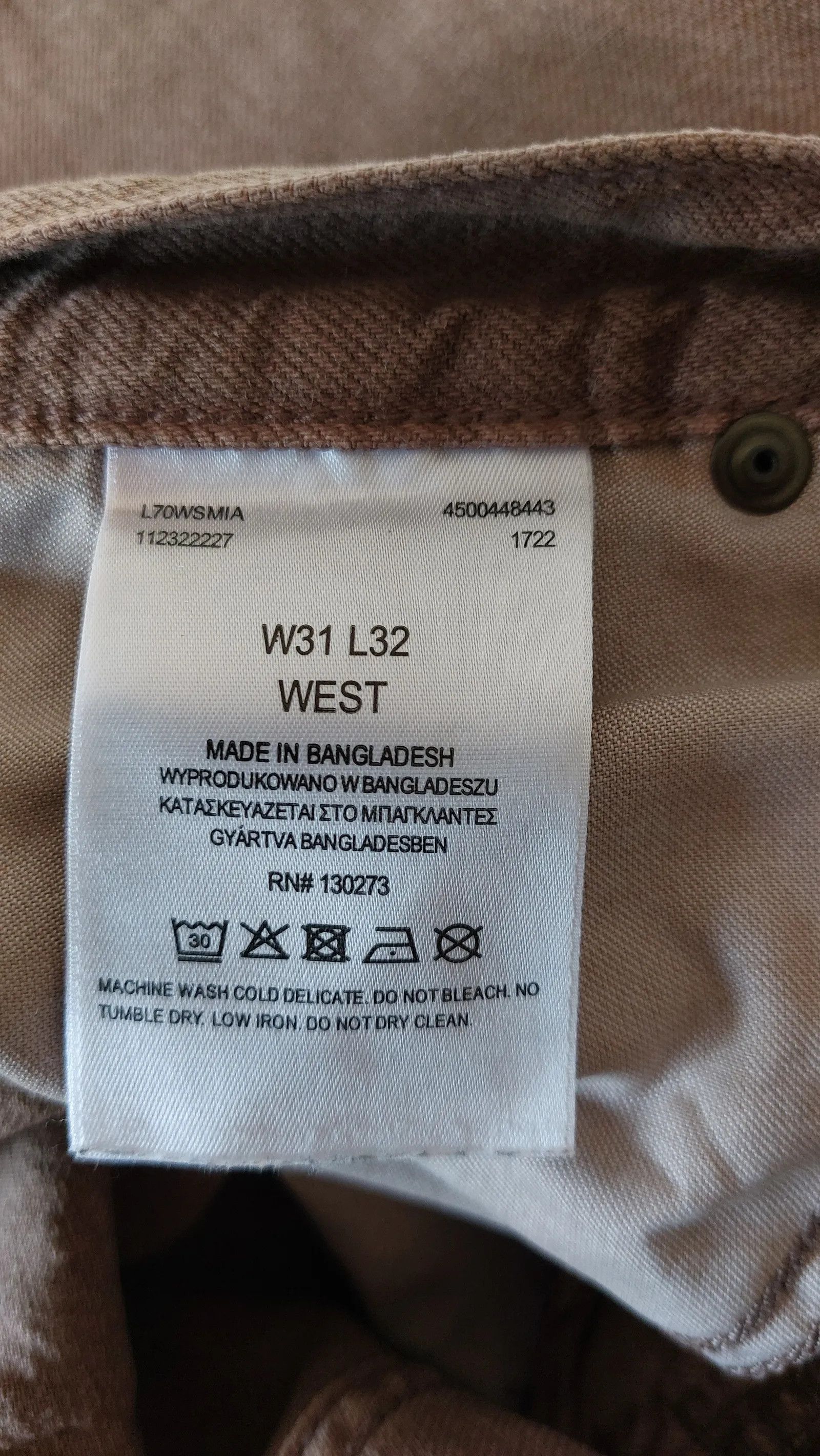 Lee Lee West Pants Size US 31 - 4 Thumbnail