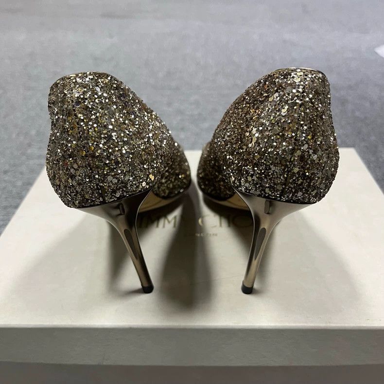 Jimmy Choo Jimmy Choo Gold Pointed High Heels Size 36 Size US 6 / IT 36 - 4 Thumbnail
