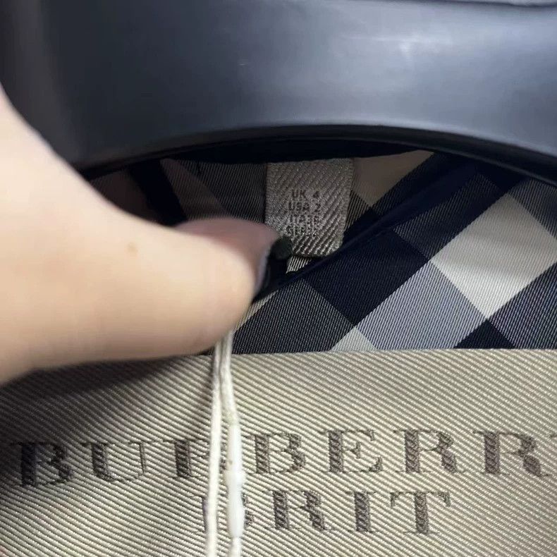 Burberry Burberry Blue Double-Breasted Long Sleeve Coat Size S / US 4 / IT 40 - 3 Thumbnail