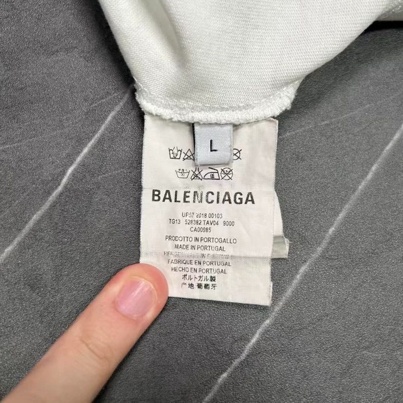Balenciaga Balenciaga Gradient Eco-Friendly Short Sleeve Top Size L / US 10 / IT 46 - 7 Thumbnail