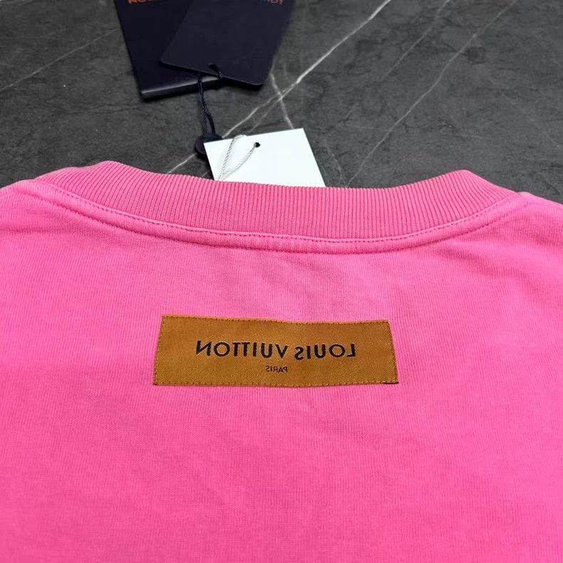 Louis Vuitton Louis Vuitton Pink Short Sleeve T-Shirt Size L Size L / US 10 / IT 46 - 5 Thumbnail
