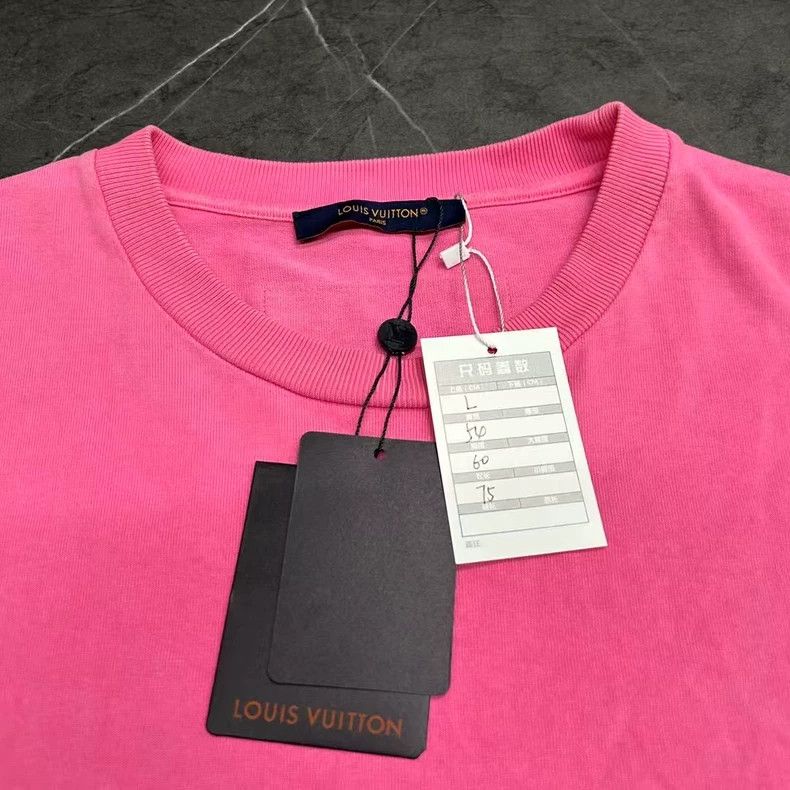 Louis Vuitton Louis Vuitton Pink Short Sleeve T-Shirt Size L Size L / US 10 / IT 46 - 3 Thumbnail
