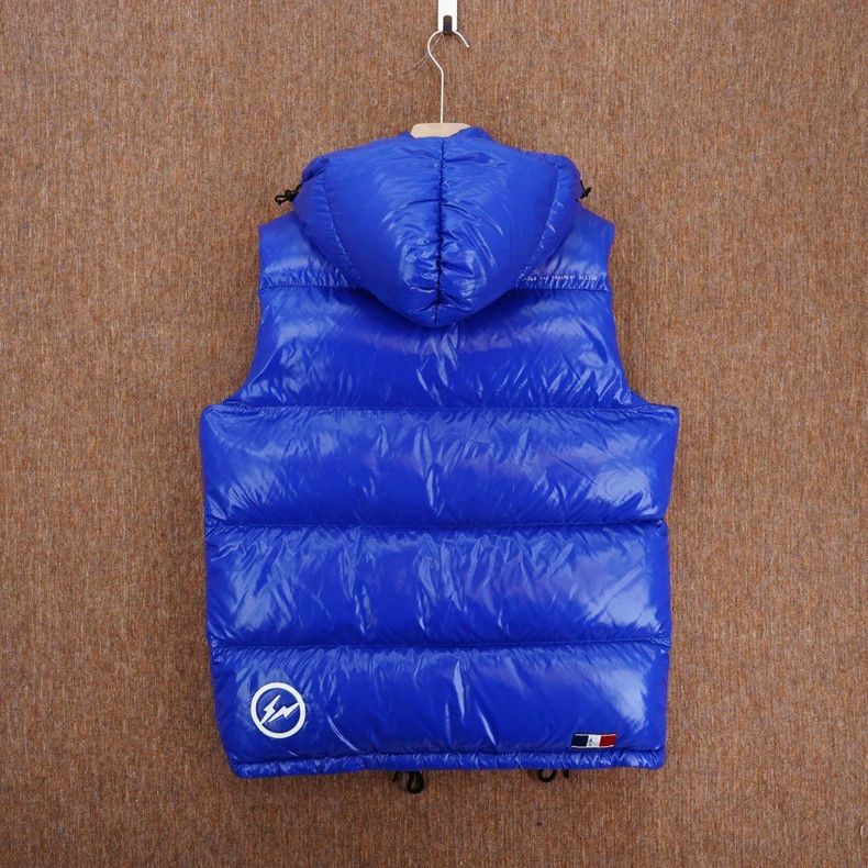 Moncler Genius Moncler X FRGMT Down Vest in Electric Blue Size S / US 4 / IT 40 - 2 Thumbnail