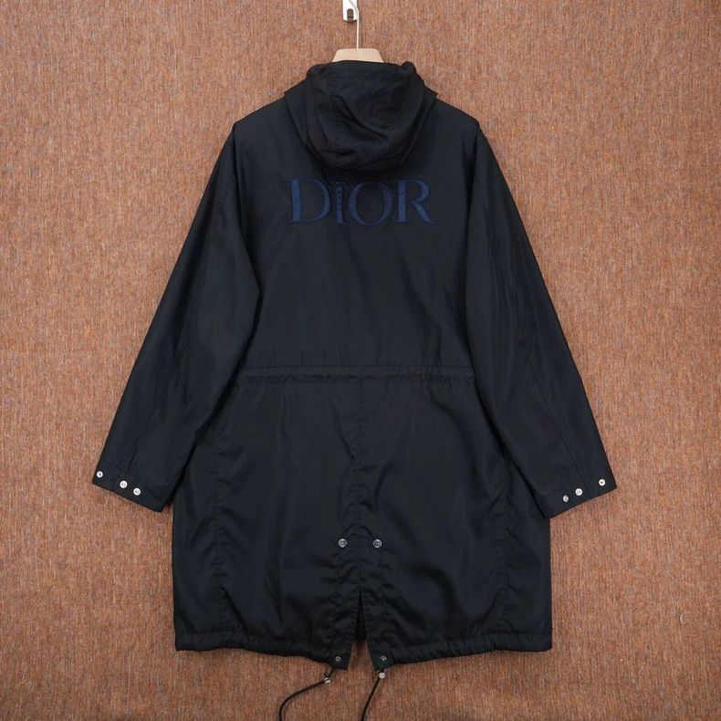 Dior DIOR Embroidered Logo Nylon Parka Coat Size XL / US 12-14 / IT 48-50 - 2 Thumbnail