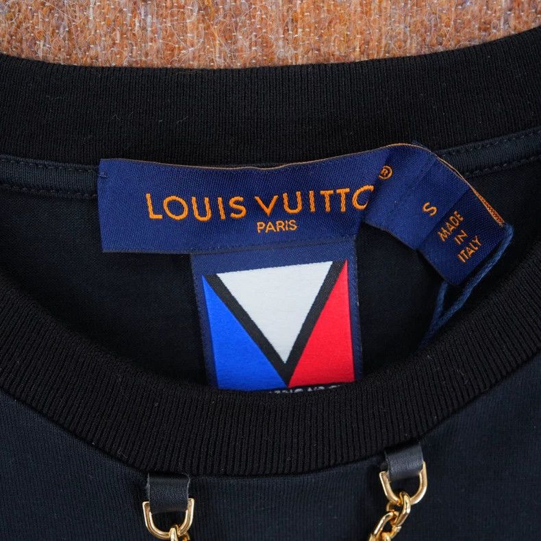 Louis Vuitton Louis Vuitton Black Denim Pocket T-Shirt Size S / US 4 / IT 40 - 5 Thumbnail