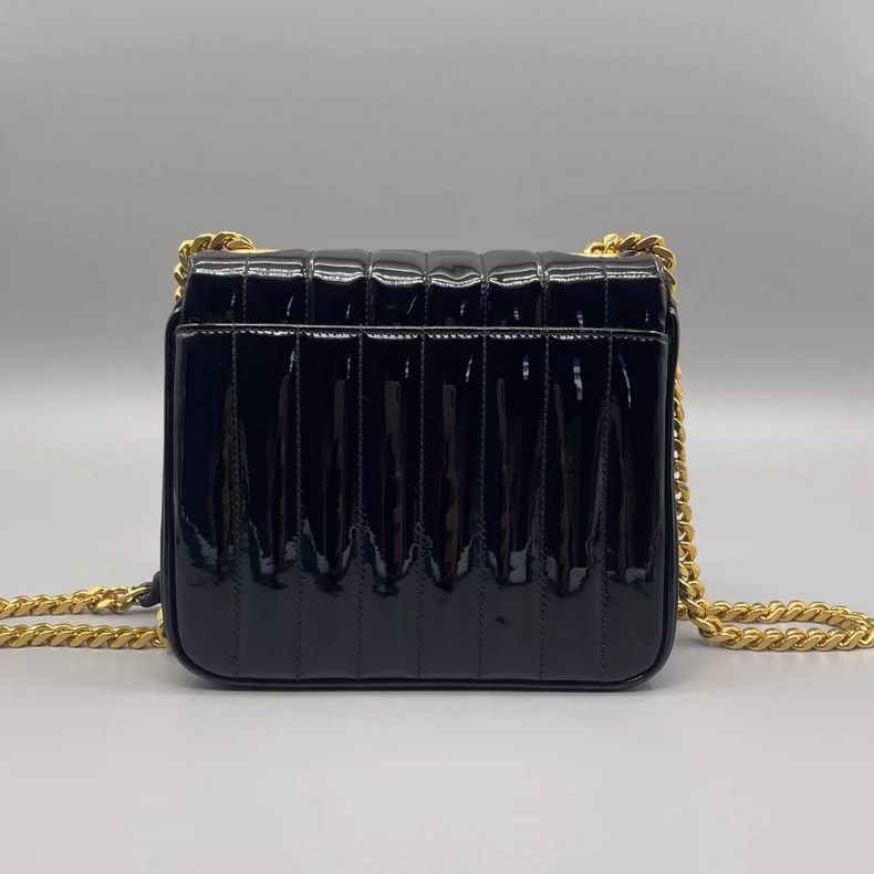 Yves Saint Laurent YSL Vicky Patent Leather Shoulder Bag Size ONE SIZE - 2 Thumbnail