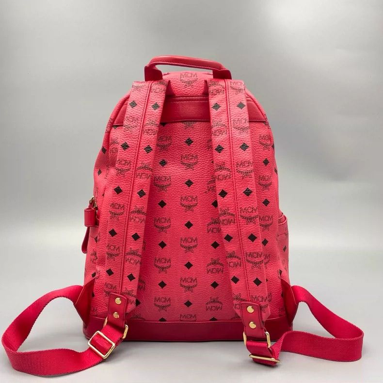 MCM MCM Classic Print Backpack With Studs Size ONE SIZE - 2 Thumbnail