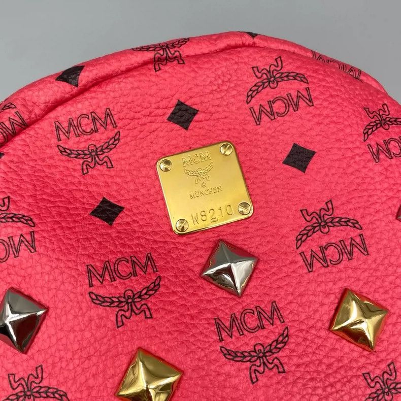 MCM MCM Classic Print Backpack With Studs Size ONE SIZE - 6 Thumbnail