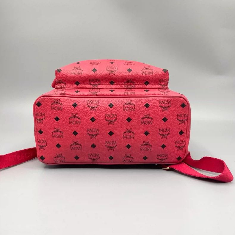 MCM MCM Classic Print Backpack With Studs Size ONE SIZE - 3 Thumbnail