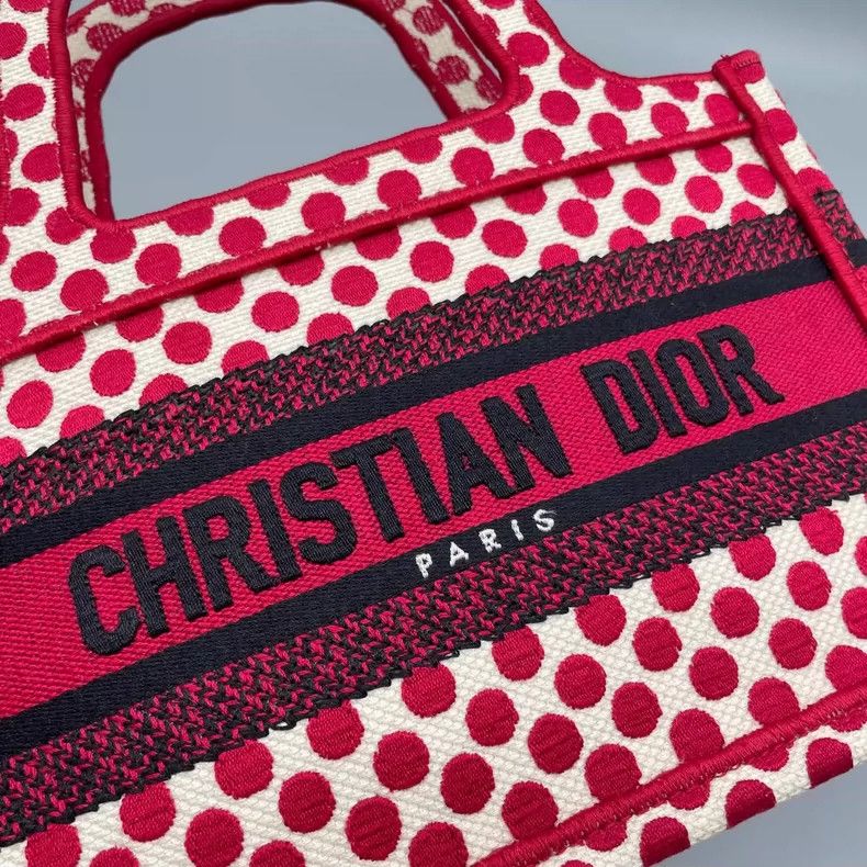 Dior Dior Mini Tote Bag with Polka Dots Size ONE SIZE - 6 Thumbnail