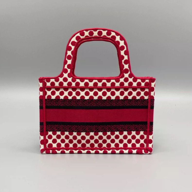 Dior Dior Mini Tote Bag with Polka Dots Size ONE SIZE - 2 Thumbnail