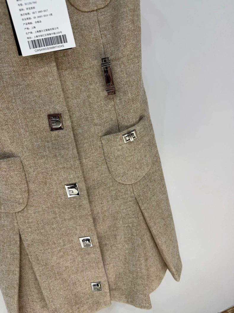 Calvin Klein 205W39NYC New Calvin Luo Sleeveless Dress with Buttons Size XS / US 0-2 / IT 36-38 - 3 Thumbnail