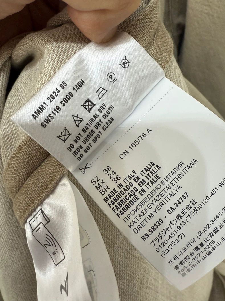 Miu Miu Miu Miu Logo Long Denim Trench Coat Size L / US 10 / IT 46 - 6 Thumbnail