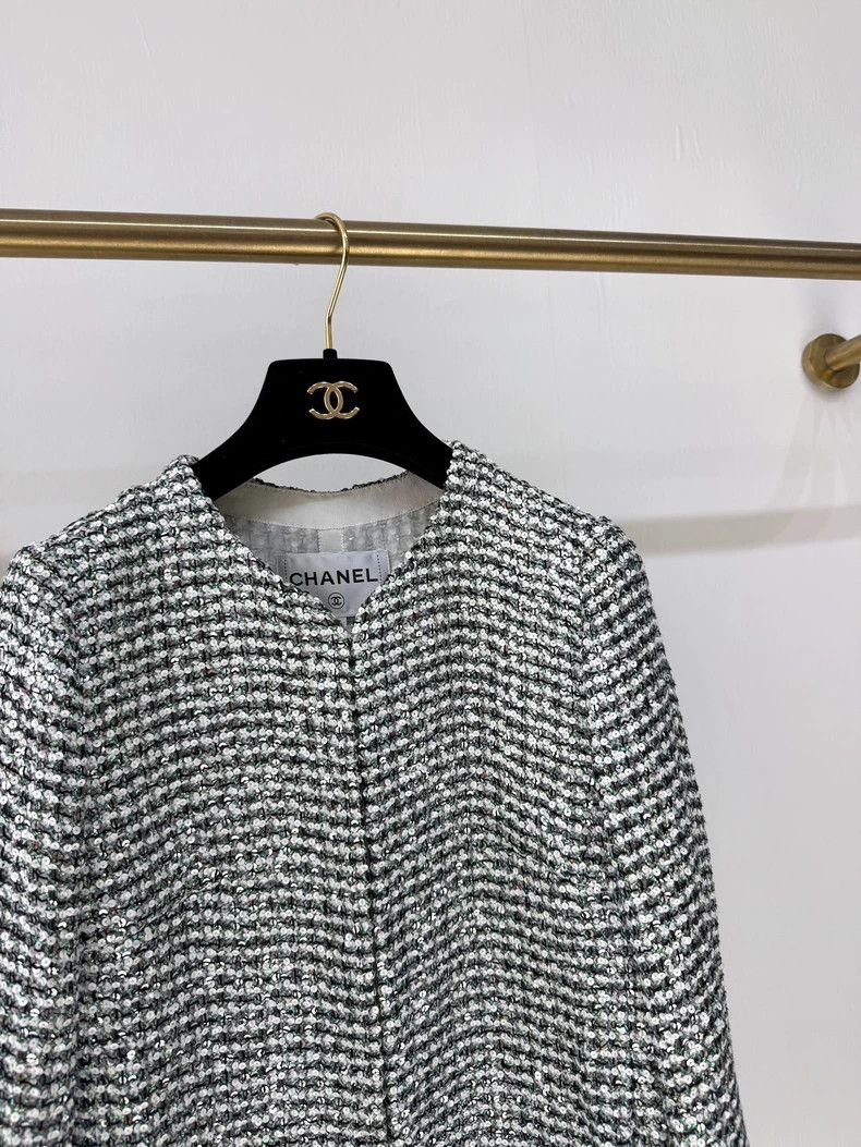 Chanel Chanel Sequin Tweed Jacket FR34 Size Size XS / US 0-2 / IT 36-38 - 3 Thumbnail