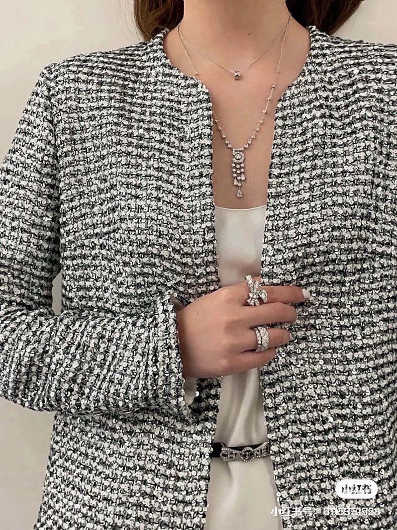 Chanel Chanel Sequin Tweed Jacket FR34 Size Size XS / US 0-2 / IT 36-38 - 8 Thumbnail