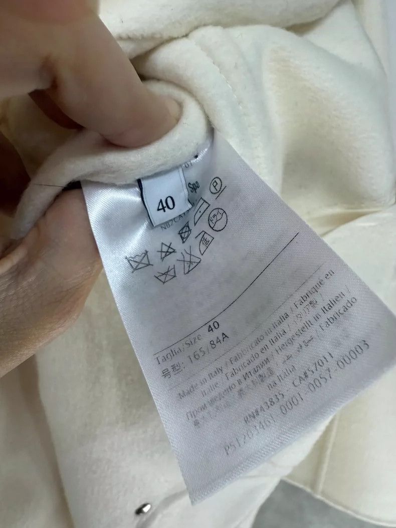 Valentino Valentino Cream Coat with Studs Size L / US 10 / IT 46 - 6 Thumbnail