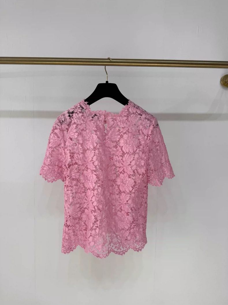 Valentino Valentino Lace Short Sleeve Top Size S / US 4 / IT 40 - 2 Thumbnail