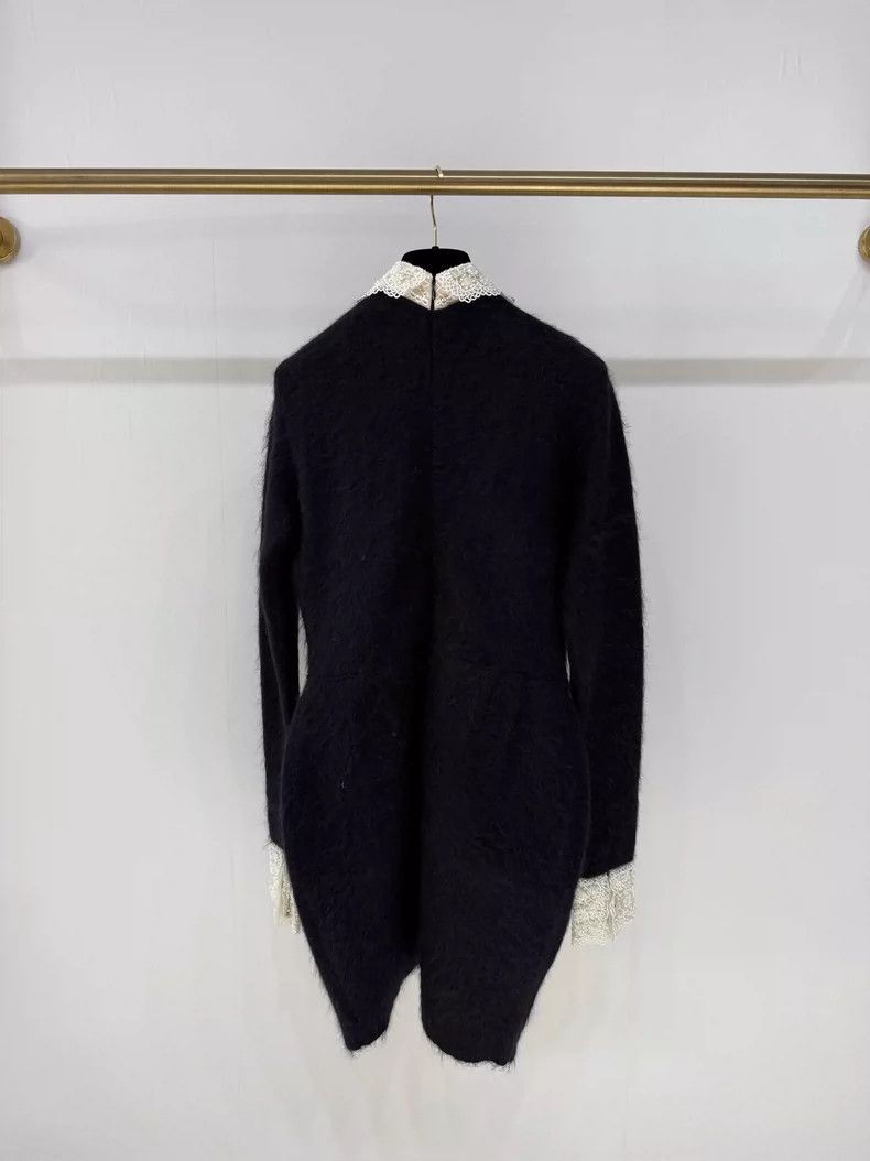 Valentino Valentino Lace Beaded Wool Dress Size S Size S / US 4 / IT 40 - 2 Thumbnail