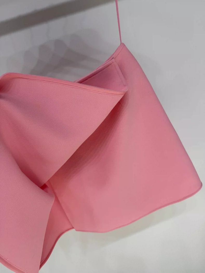 Ermenegildo Zegna Pink Wool Skirt by Ermanno Scervino Size 40" / US 18 - 3 Thumbnail