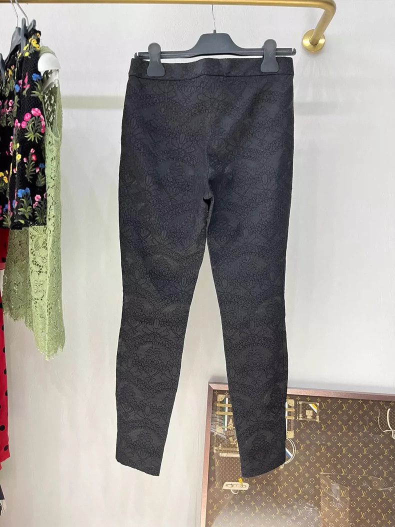 Dolce & Gabbana DG Dolce & Gabbana Dark Patterned Pants Size 38" / US 16 / IT 52 - 2 Thumbnail