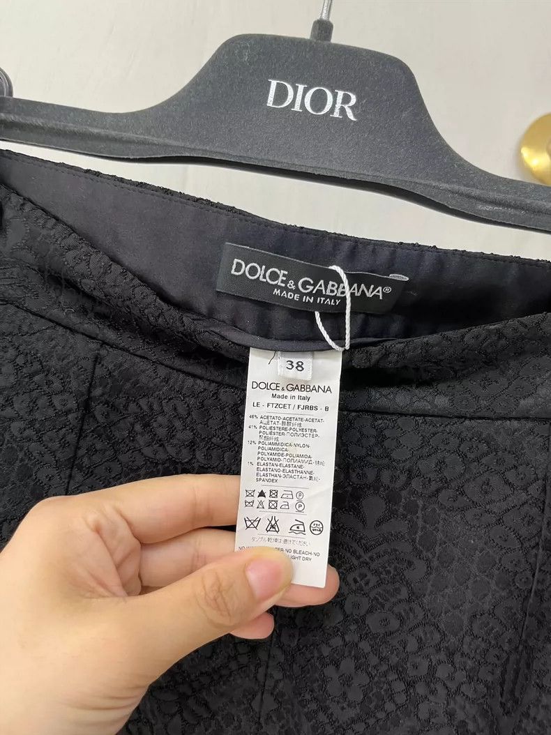 Dolce & Gabbana DG Dolce & Gabbana Dark Patterned Pants Size 38" / US 16 / IT 52 - 6 Thumbnail