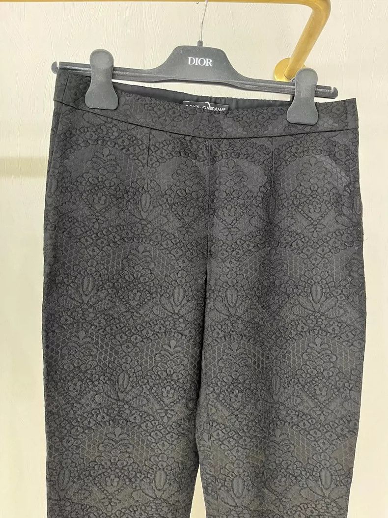 Dolce & Gabbana DG Dolce & Gabbana Dark Patterned Pants Size 38" / US 16 / IT 52 - 5 Thumbnail