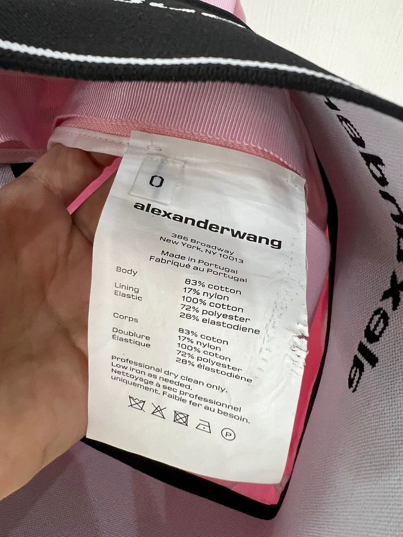 Alexander Wang Alexander Wang Logo Pink Shorts Size 22" - 5 Thumbnail