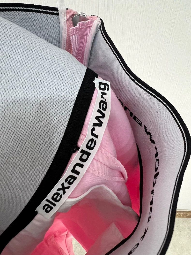 Alexander Wang Alexander Wang Logo Pink Shorts Size 22" - 4 Thumbnail