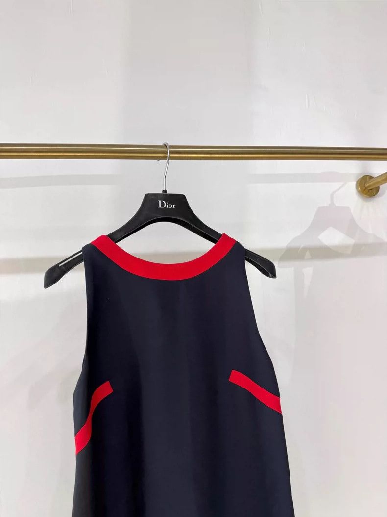 Dior Dior Colorblock Open Back Dress Size S / US 4 / IT 40 - 3 Thumbnail