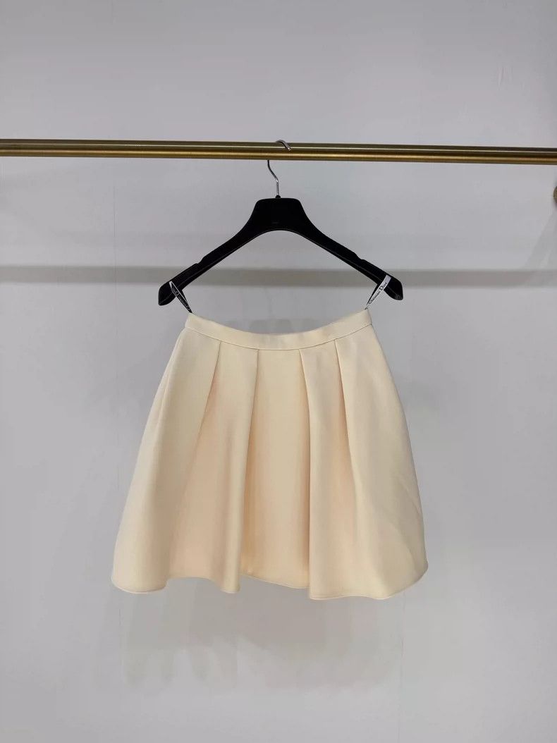 Dior Dior Silk Blend Pleated Skirt Size 34" / US 12 / IT 48 - 2 Thumbnail