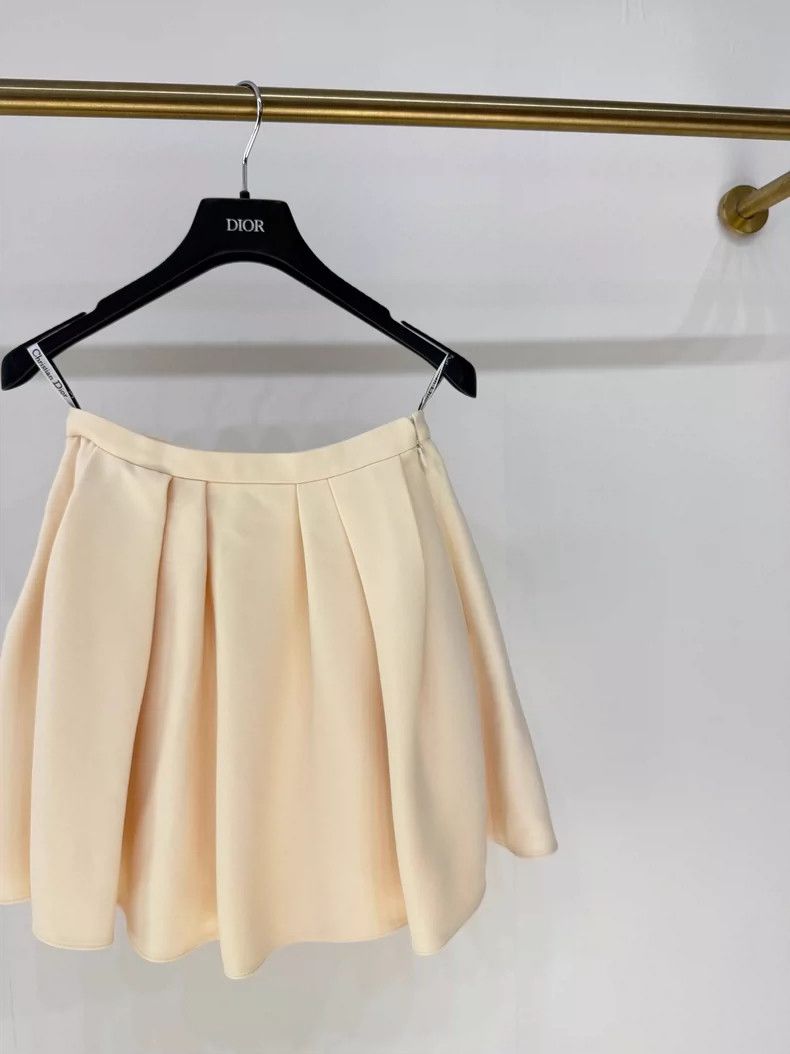 Dior Dior Silk Blend Pleated Skirt Size 34" / US 12 / IT 48 - 3 Thumbnail