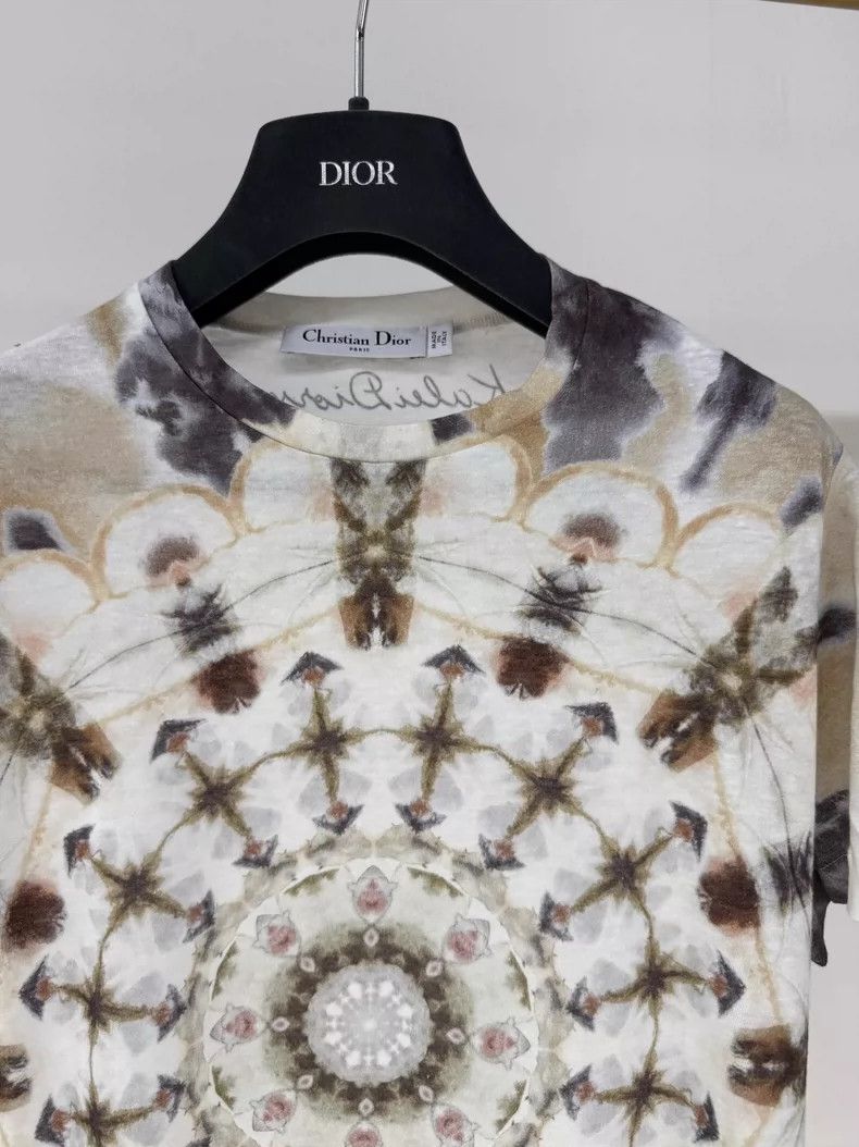 Dior Dior Kaleidoscope Pattern Short Sleeve T-Shirt Size XS / US 0-2 / IT 36-38 - 3 Thumbnail