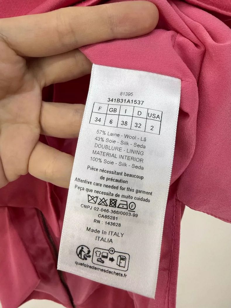 Dior New Dior Short Sleeve Top in Fuchsia Size XS / US 0-2 / IT 36-38 - 4 Thumbnail