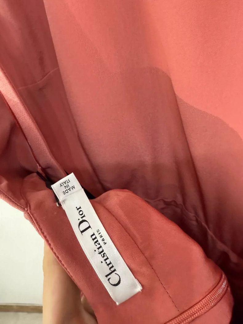 Dior Dior Backless Dress in Silk and Wool Size S / US 4 / IT 40 - 4 Thumbnail