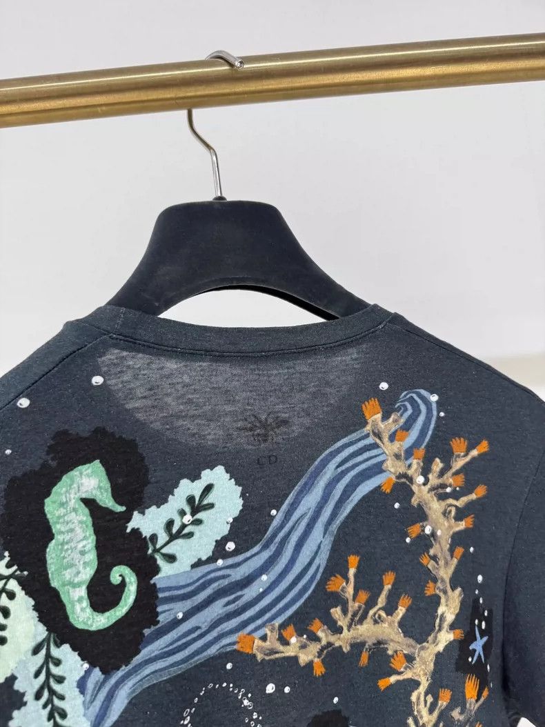 Dior Dior Print Short Sleeve T-Shirt Size S / US 4 / IT 40 - 3 Thumbnail