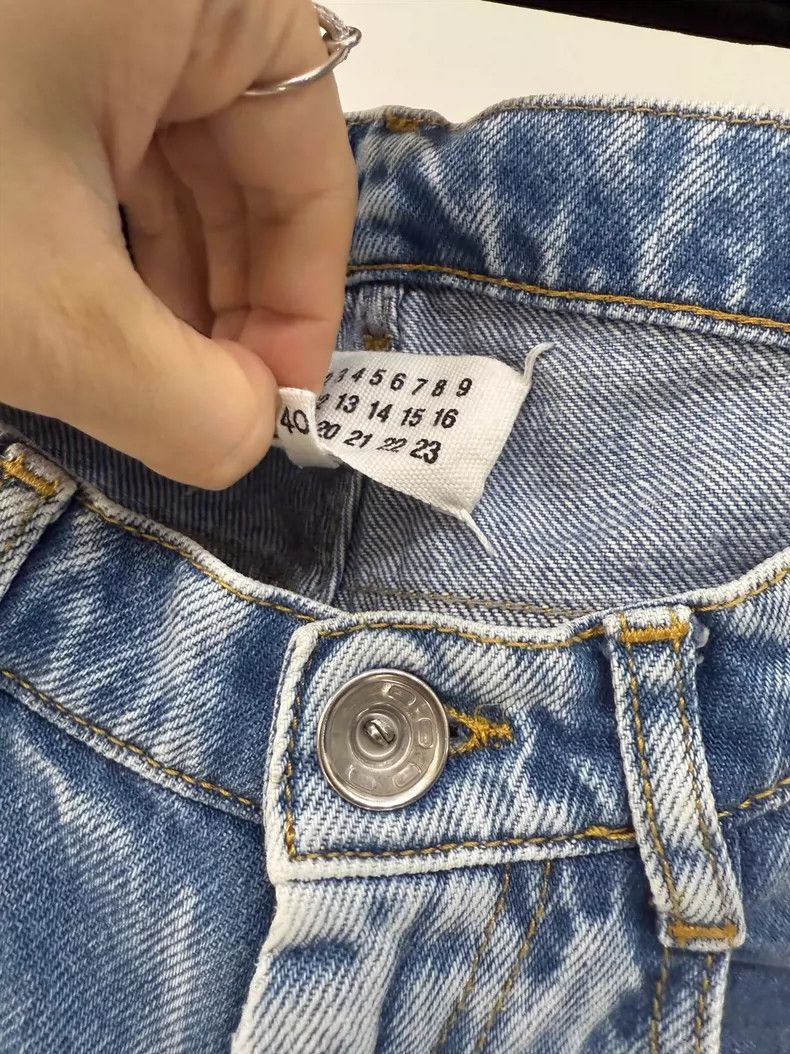 Maison Margiela Maison Margiela Wide Leg Denim Pants Size 40" / US 18 - 5 Thumbnail