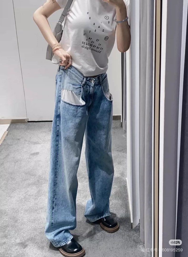 Maison Margiela Maison Margiela Wide Leg Denim Pants Size 40" / US 18 - 9 Thumbnail
