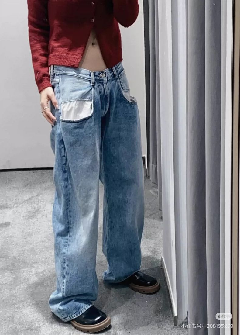 Maison Margiela Maison Margiela Wide Leg Denim Pants Size 40" / US 18 - 8 Thumbnail