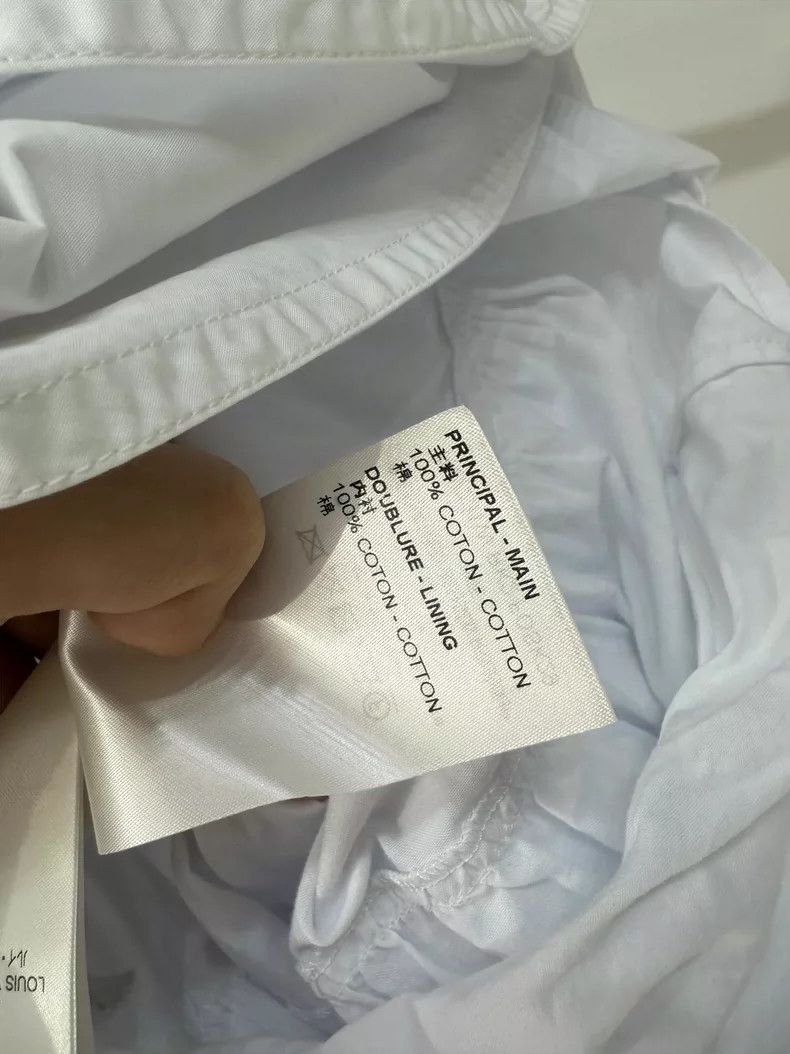 Louis Vuitton White Ruffled Cake Skirt in Size 34 Size 34" / US 12 / IT 48 - 7 Thumbnail