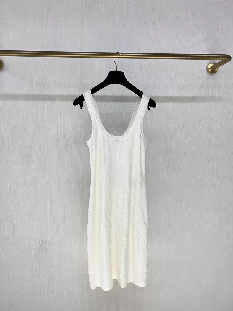 Fendi Fendi Textured Knit Dress with Tags Size L / US 10 / IT 46 - 2 Thumbnail
