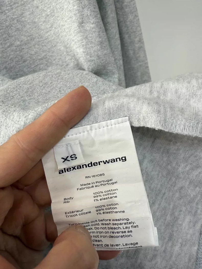 Alexander Wang Alexander Wang Gray Long Sleeve Top Size XS / US 0-2 / IT 36-38 - 4 Thumbnail