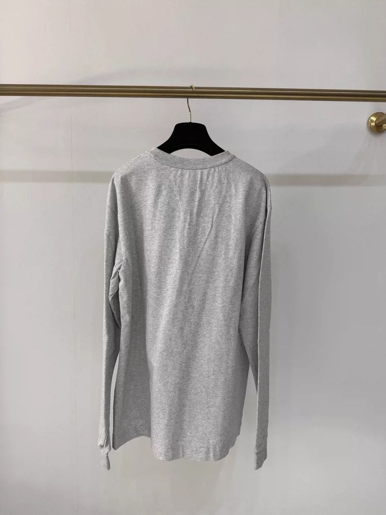 Alexander Wang Alexander Wang Gray Long Sleeve Top Size XS / US 0-2 / IT 36-38 - 2 Thumbnail